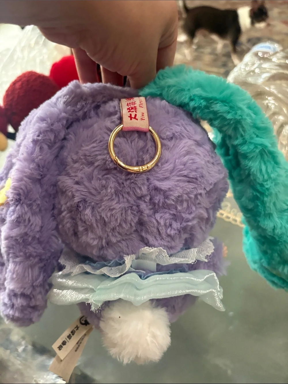 Baby Three Flower Fairy Plush Pendant
